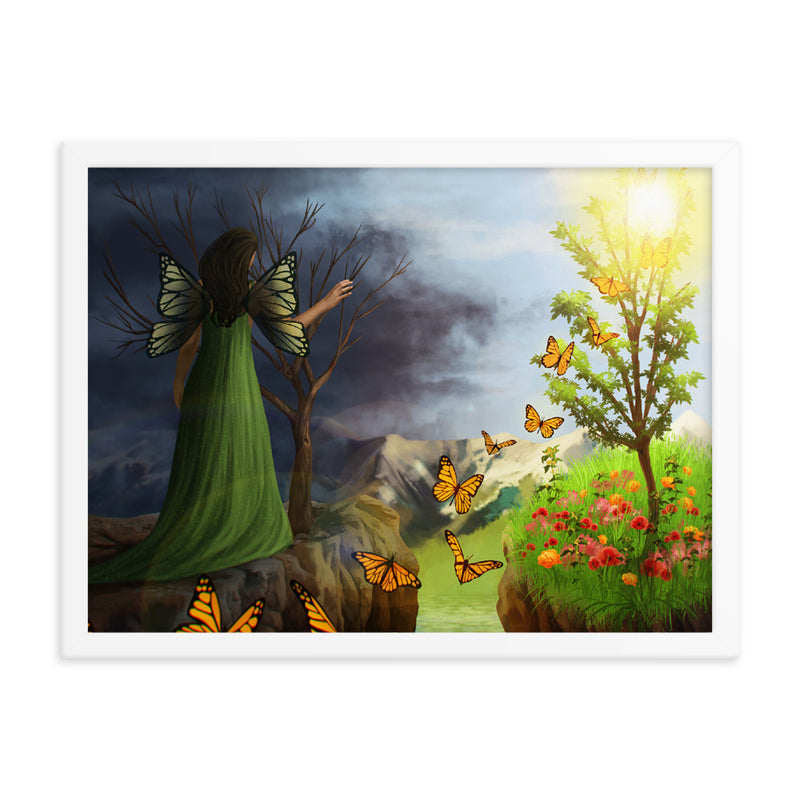 Courage 2 in Framed Photo Paper Poster