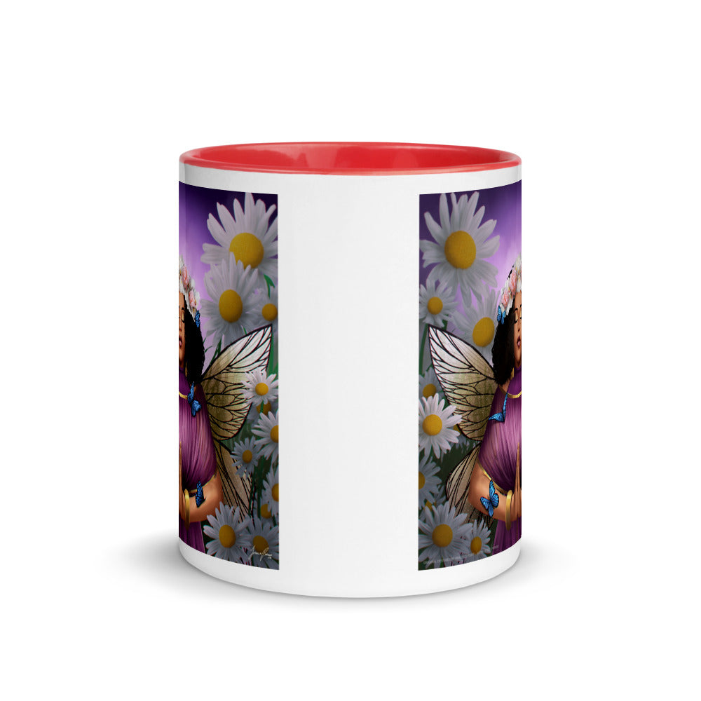 Peace on Mug with Color Inside
