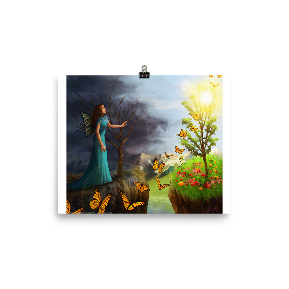 Courage 1 in Photo Paper Poster