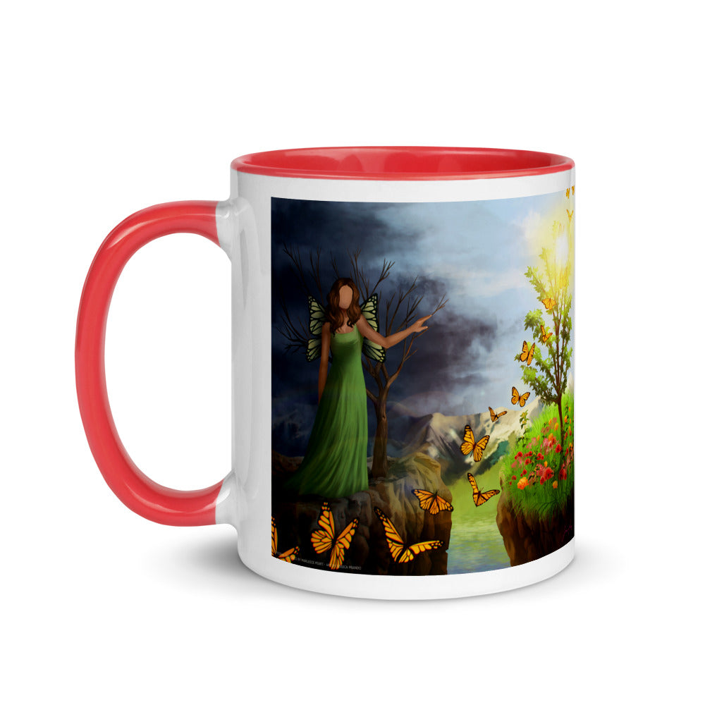 Courage 4 Mug with Color Inside