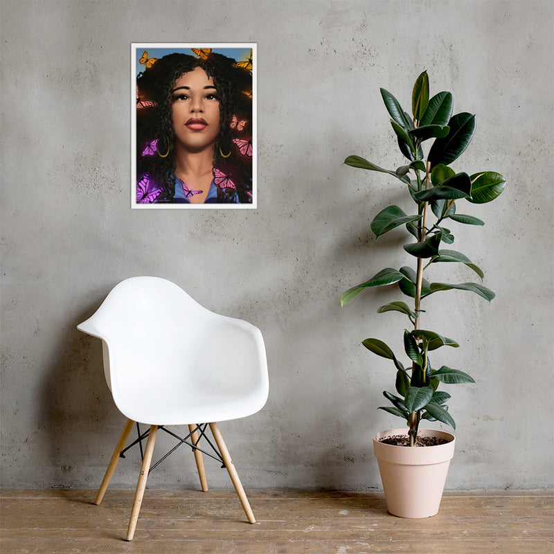 Transformation in Framed Photo Paper Poster