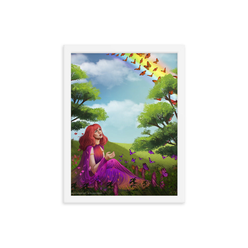 Metamorphosis in Framed photo paper poster