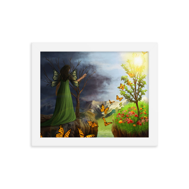 Courage 2 in Framed Photo Paper Poster
