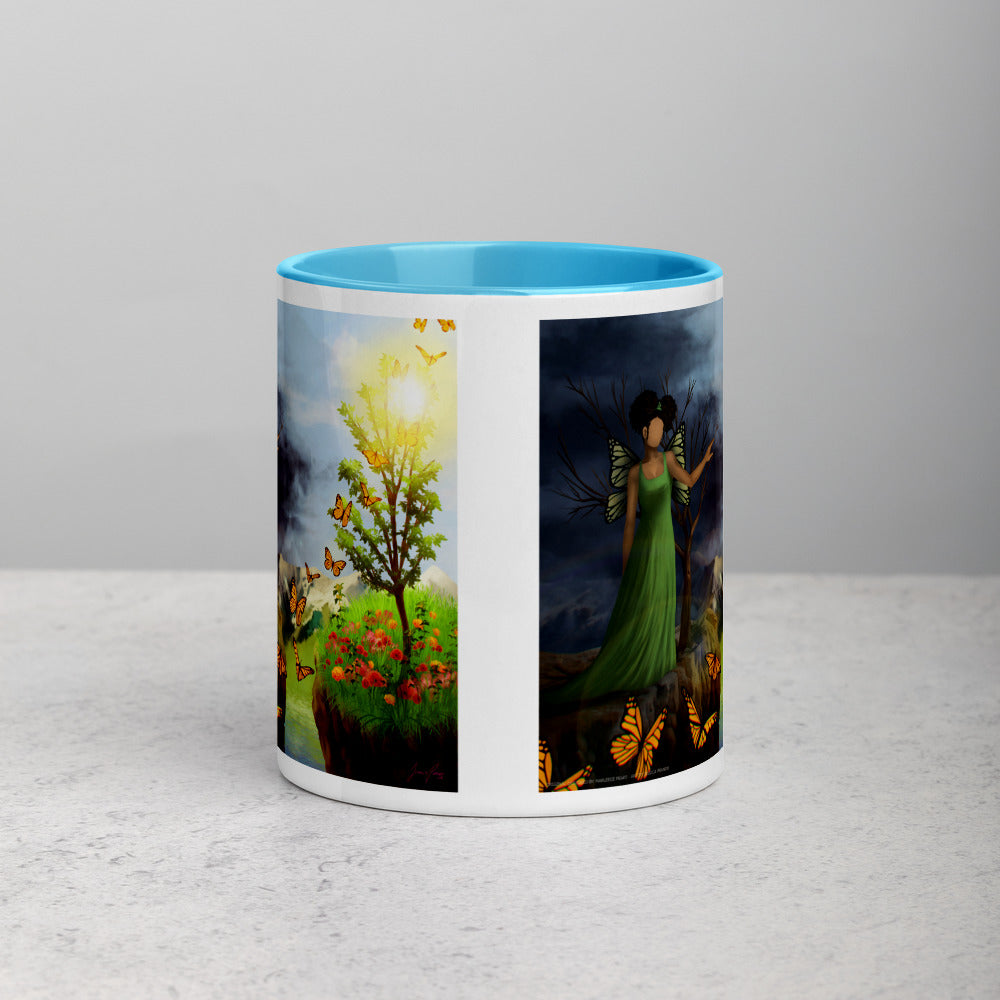 Courage 5 on Coffee Mug with Color Inside