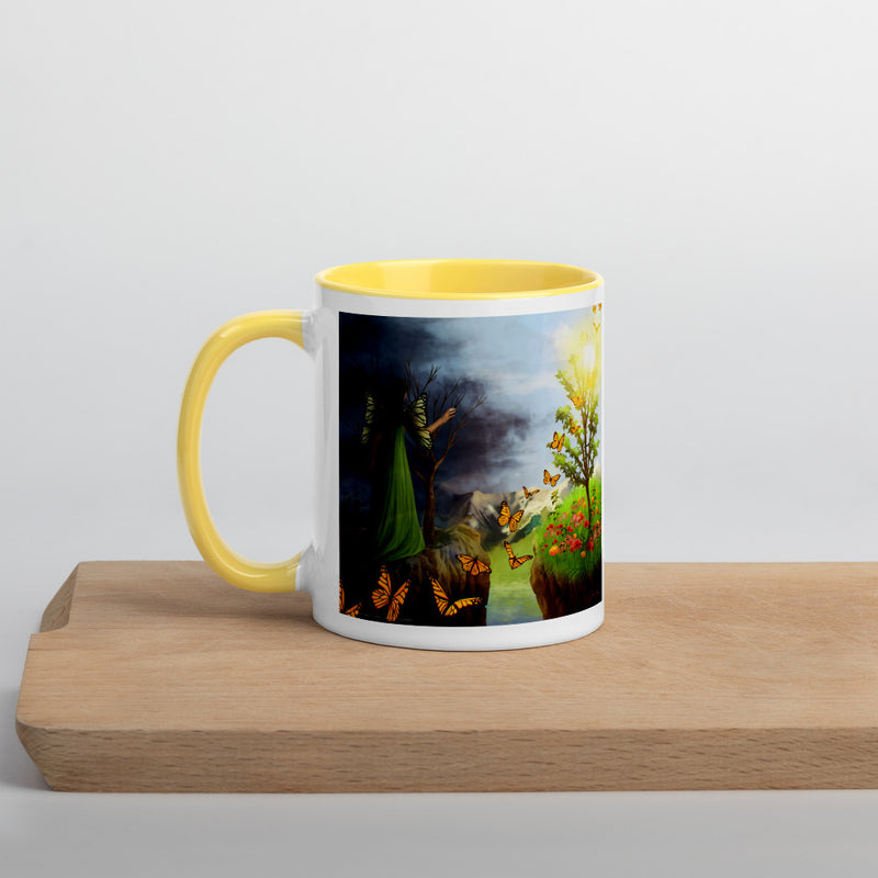Courage 2 on Coffee Mug with Color Inside