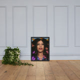 Framed photo paper poster