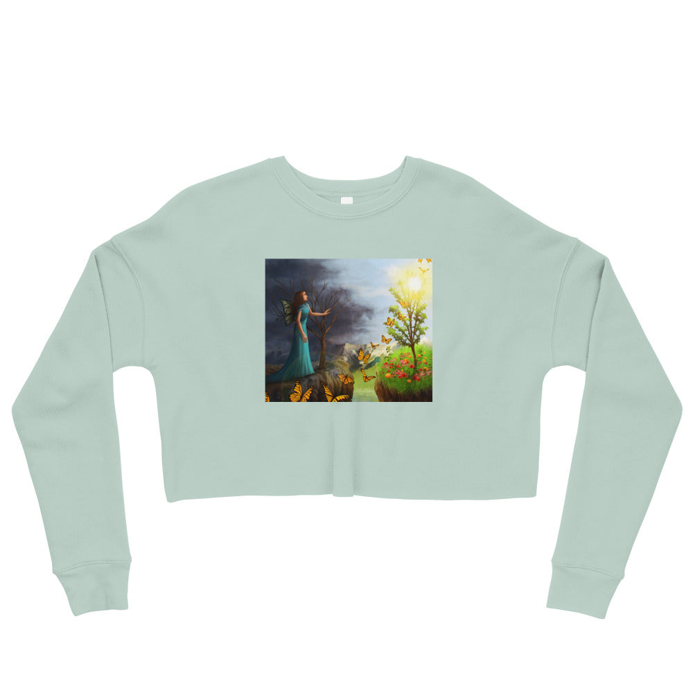 Courage Women's Crop Sweatshirt