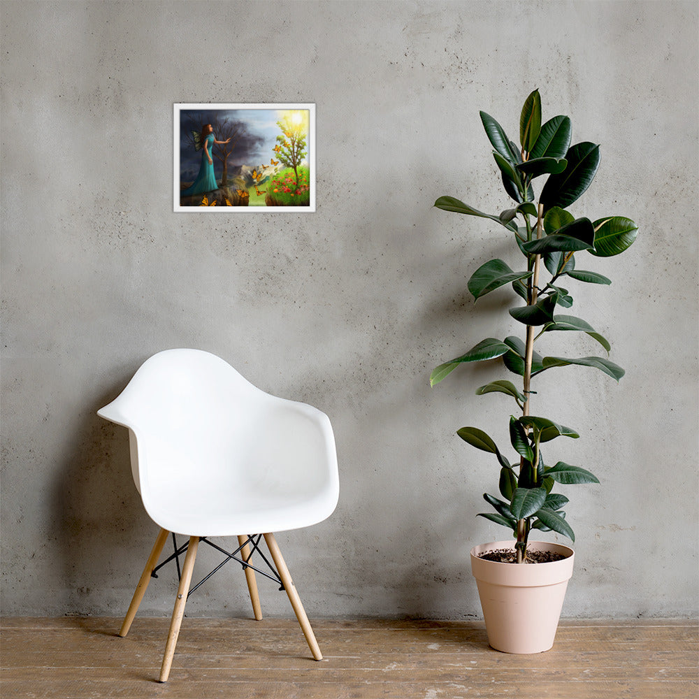 Courage 1 in Framed Photo Paper Poster