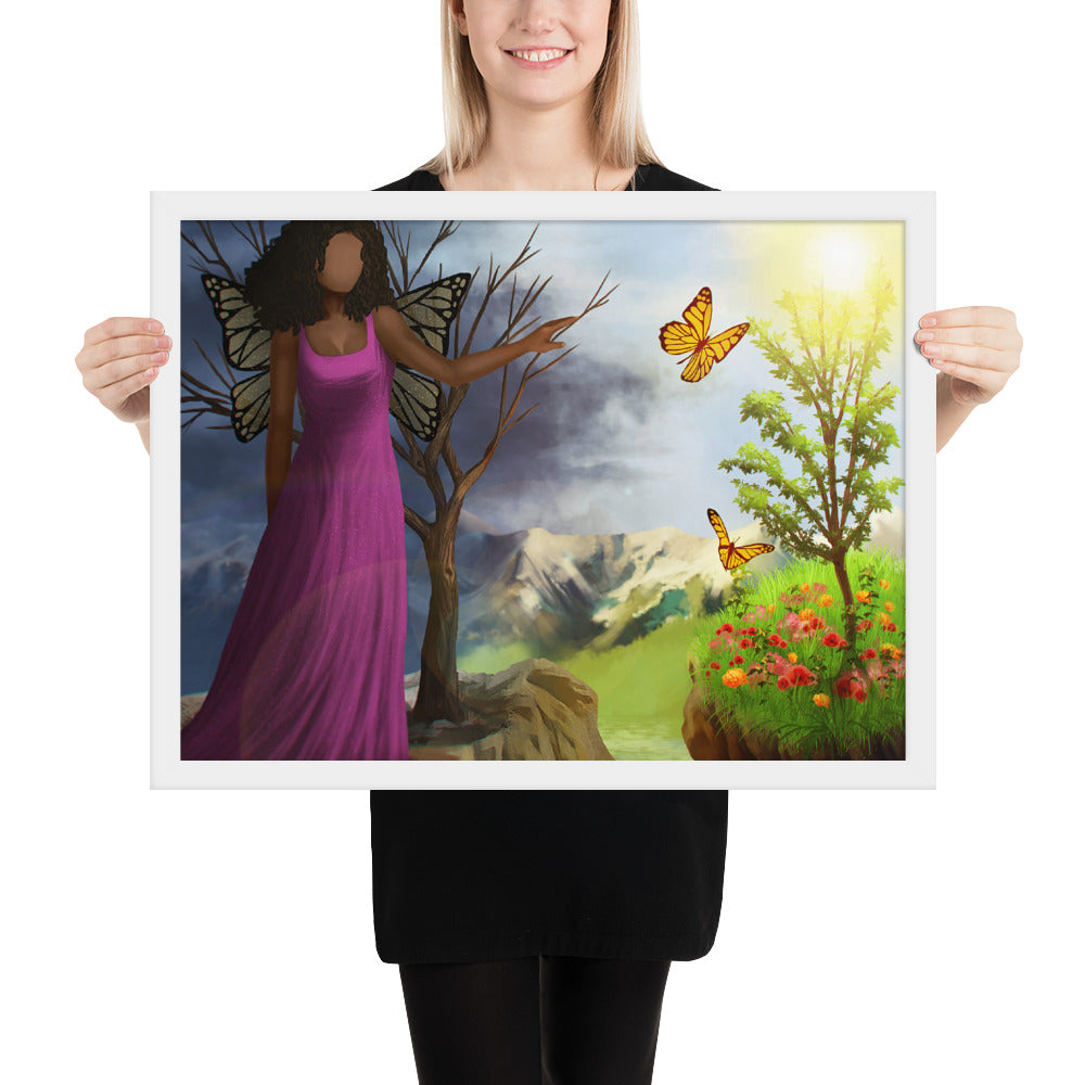 Courage 3 in Framed photo paper poster