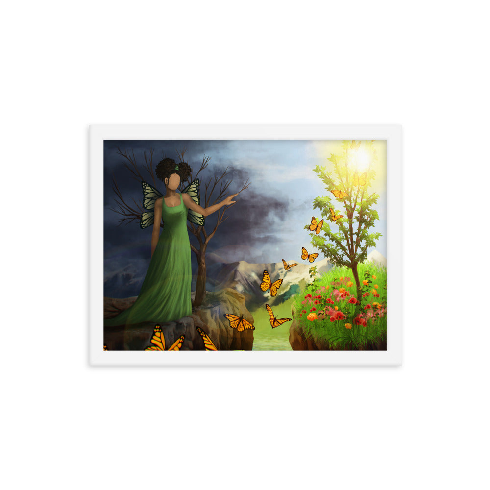 Courage 5 in Framed photo paper poster