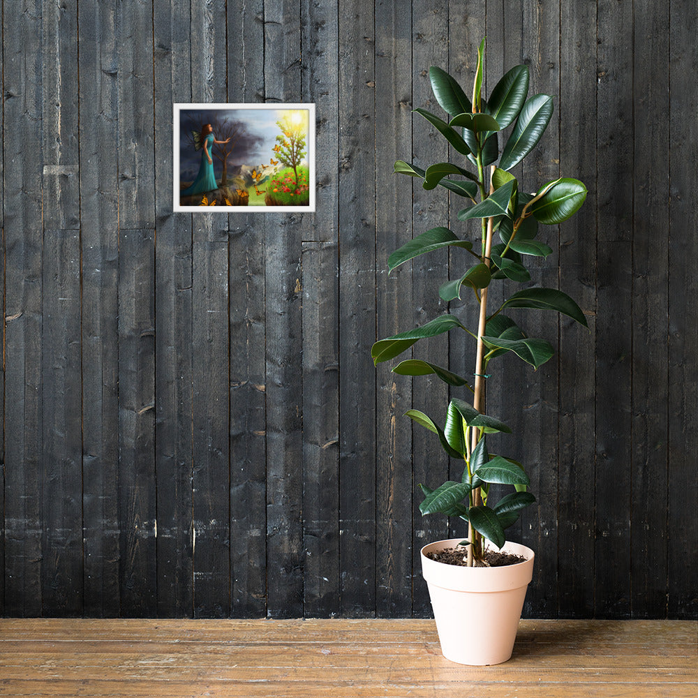 Courage 1 in Framed Photo Paper Poster