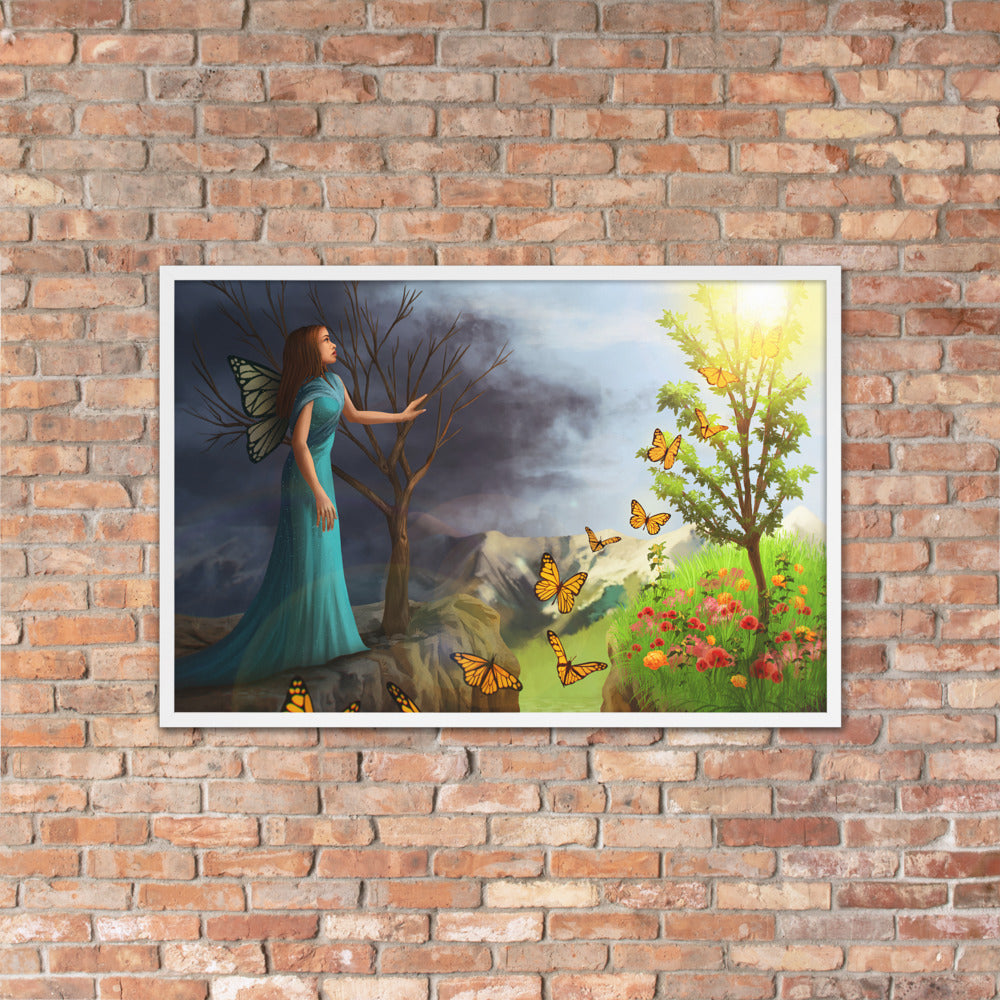 Courage 1 in Framed Photo Paper Poster