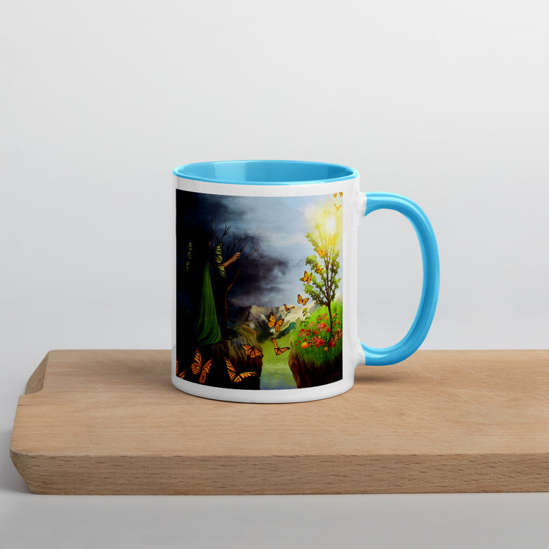 Courage 2 on Coffee Mug with Color Inside