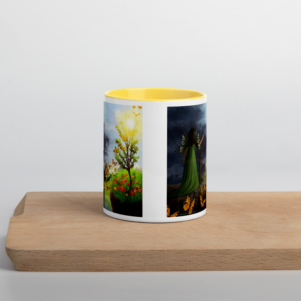 Courage 2 on Coffee Mug with Color Inside