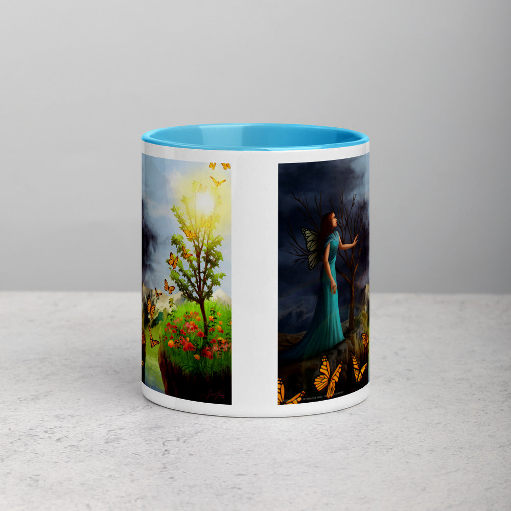 Courage 1 on Coffee Mug with Color Inside