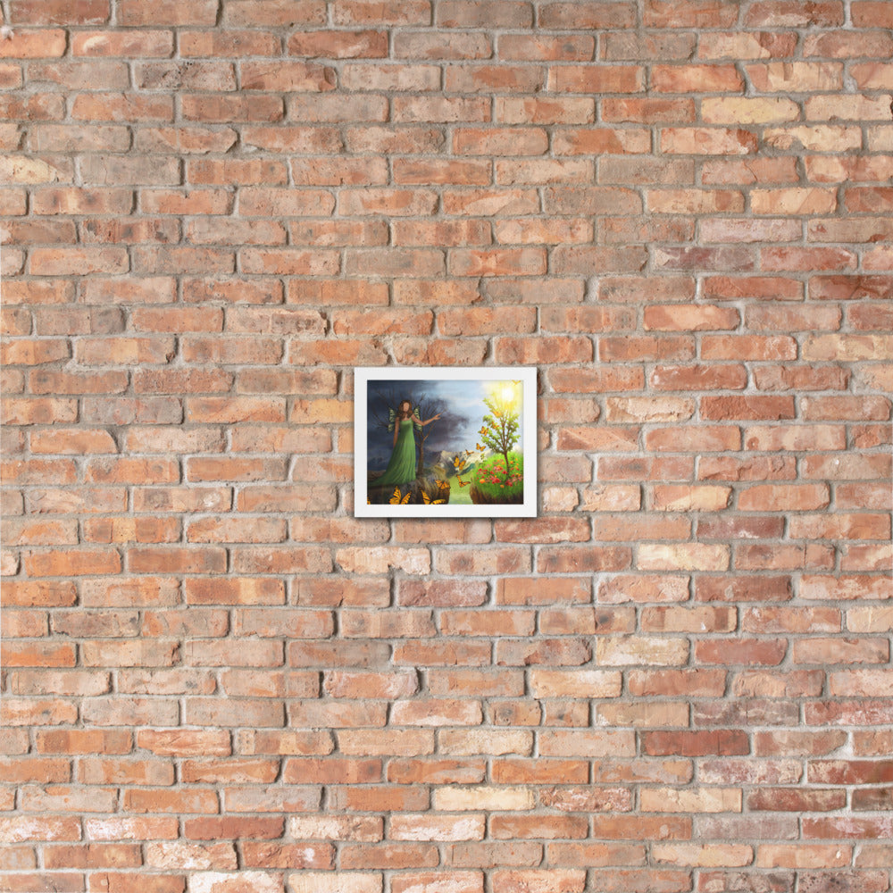 Courage 4 in Framed photo paper poster