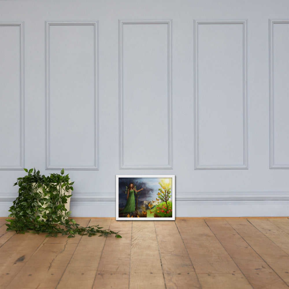 Courage 4 in Framed photo paper poster