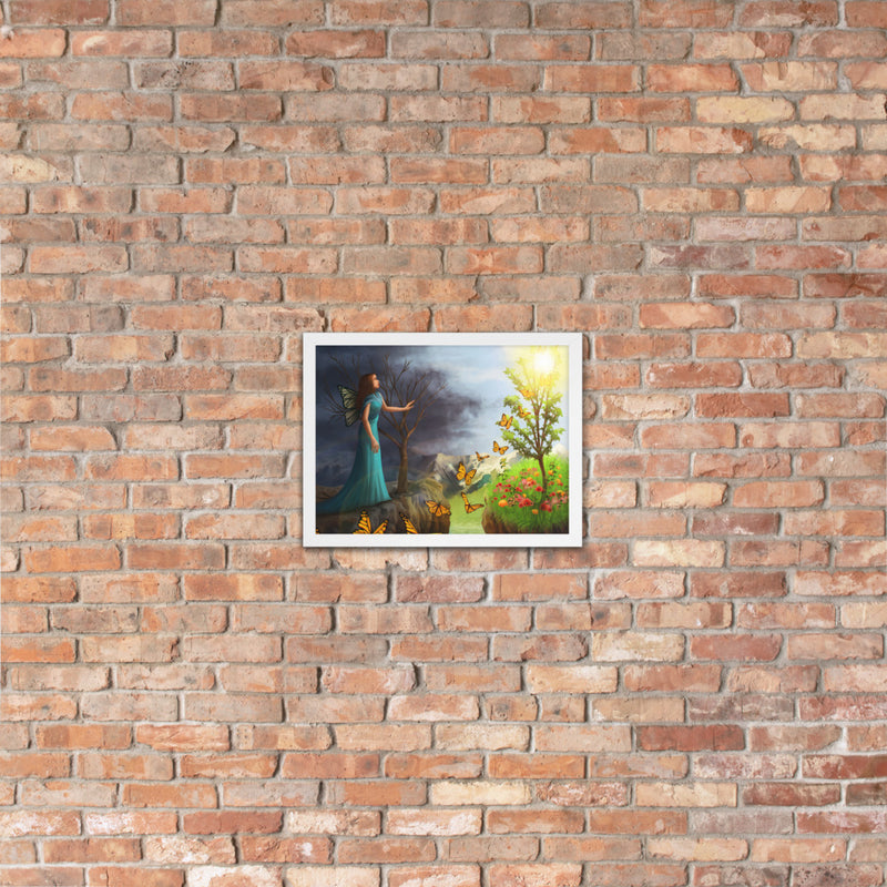 Courage 1 in Framed Photo Paper Poster