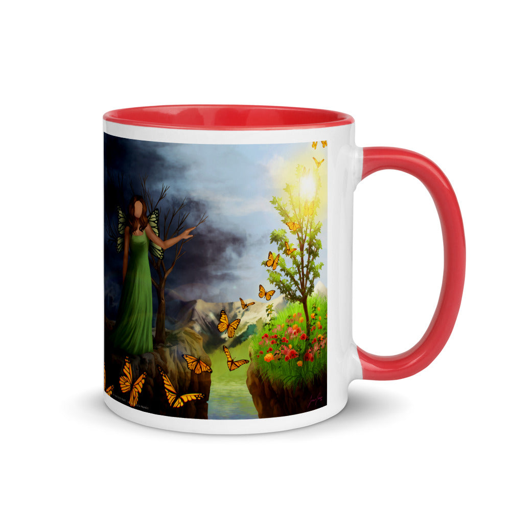 Courage 4 Mug with Color Inside