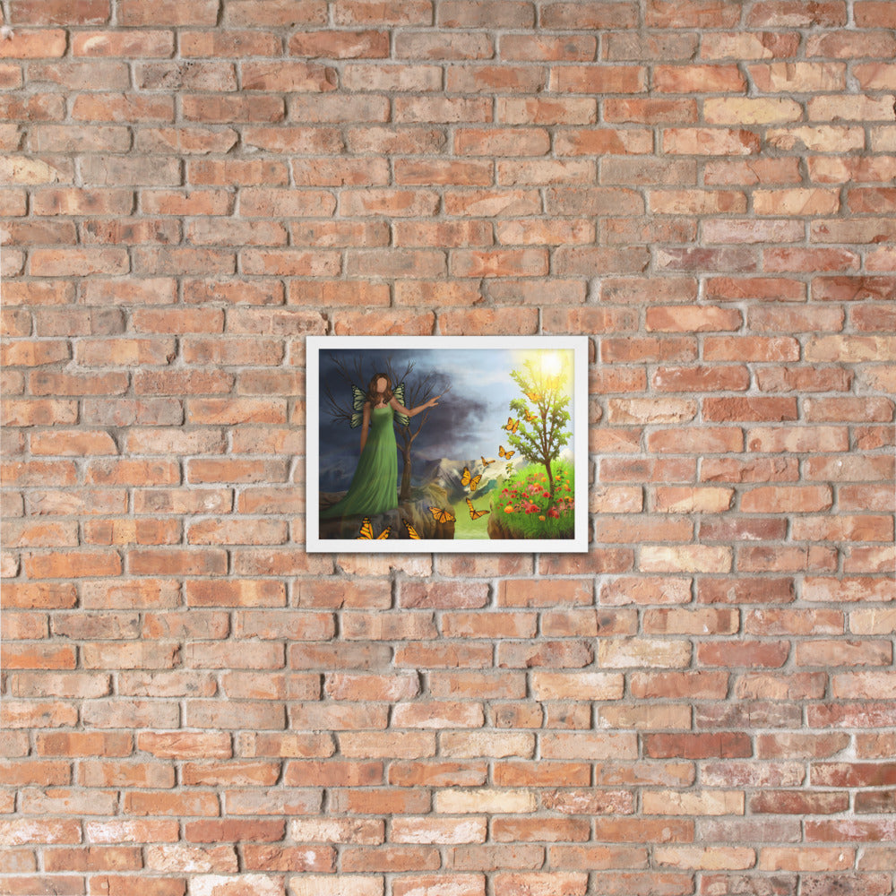 Courage 4 in Framed photo paper poster