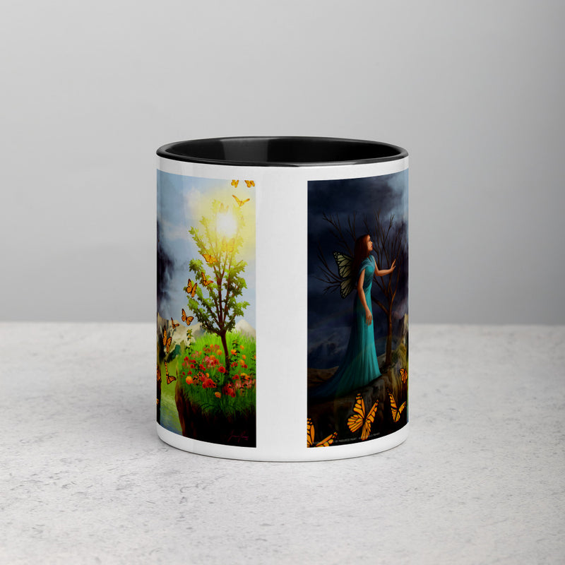 Courage 1 on Coffee Mug with Color Inside
