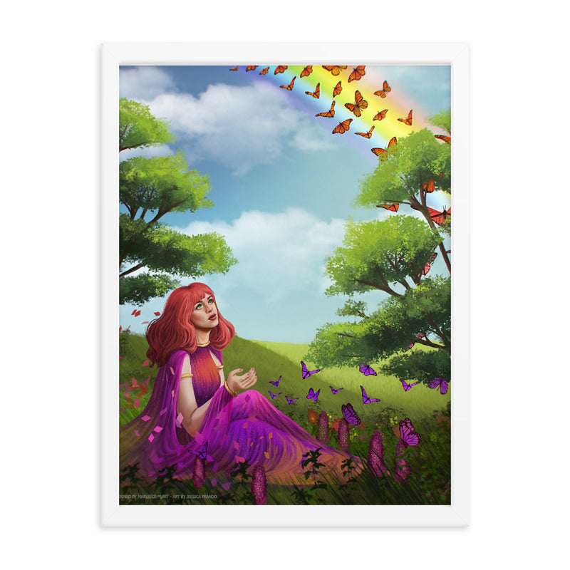 Metamorphosis in Framed photo paper poster