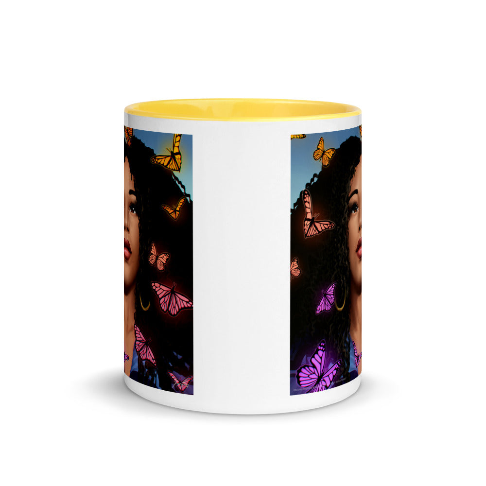 Peace on Mug with Color Inside