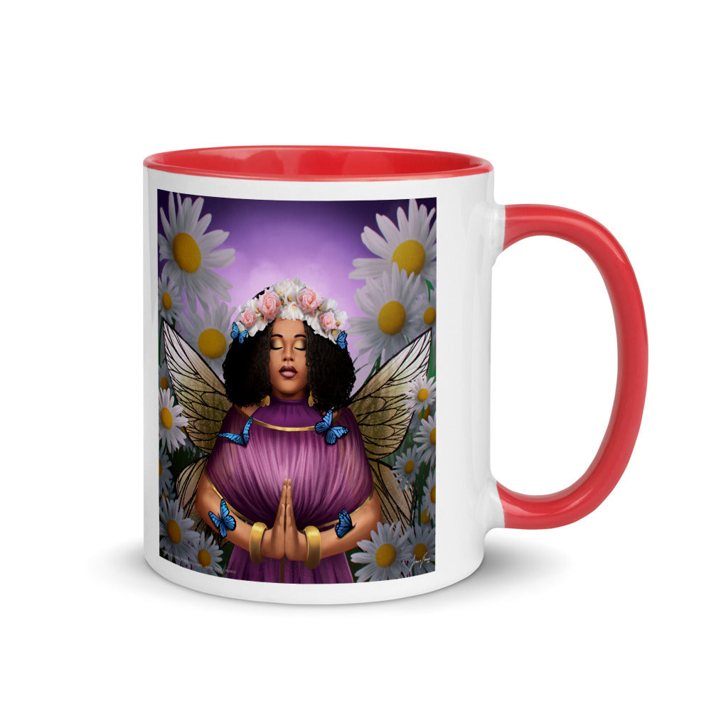Peace on Mug with Color Inside