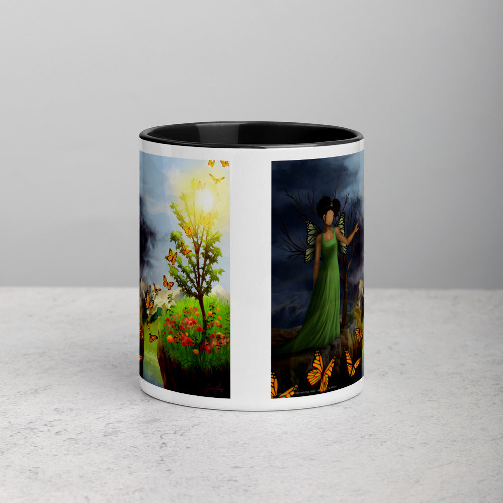Courage 5 on Coffee Mug with Color Inside
