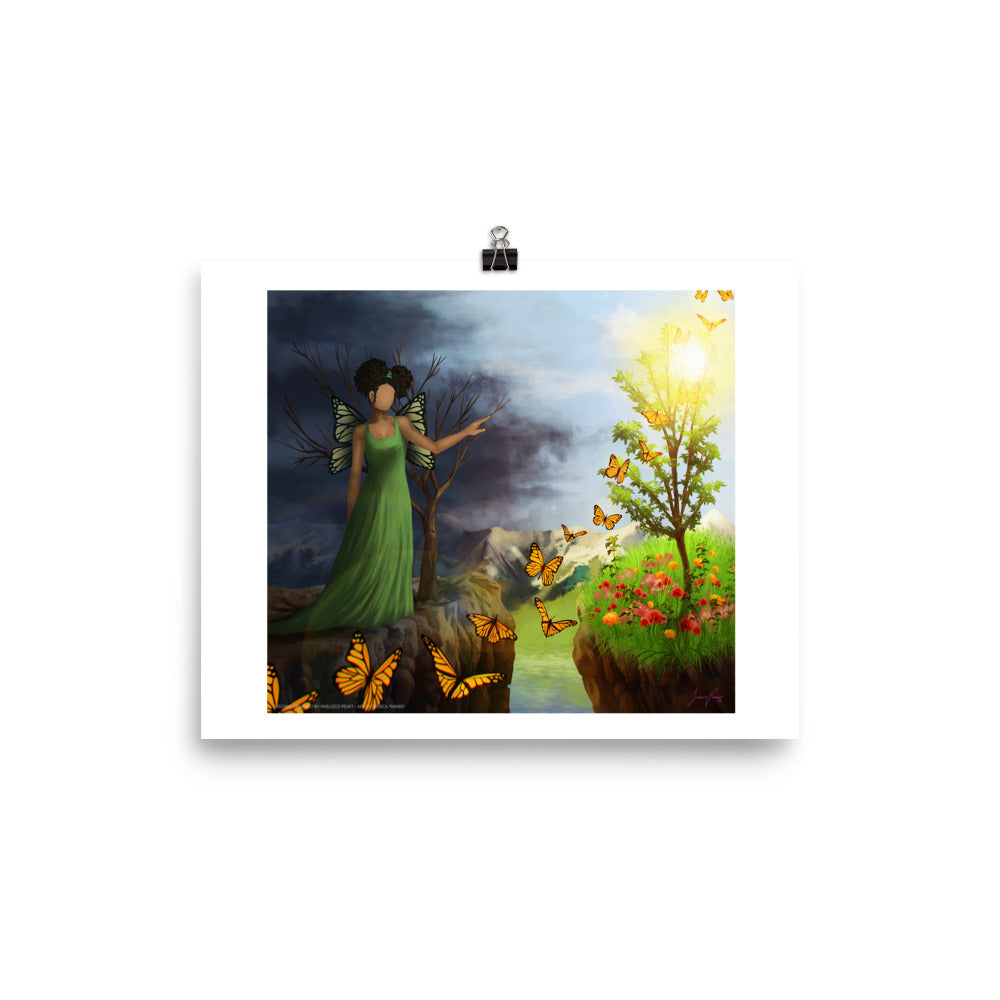 Courage 5 Painting in Photo Paper Poster