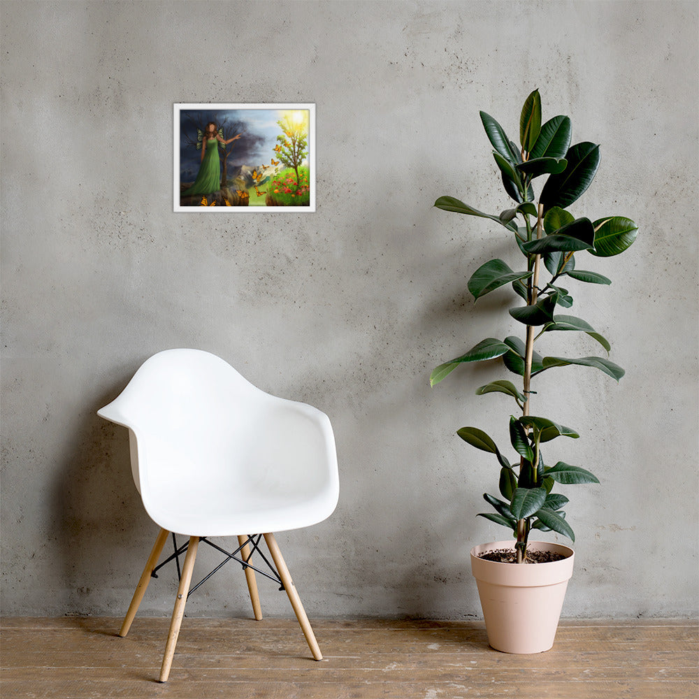 Courage 4 in Framed photo paper poster