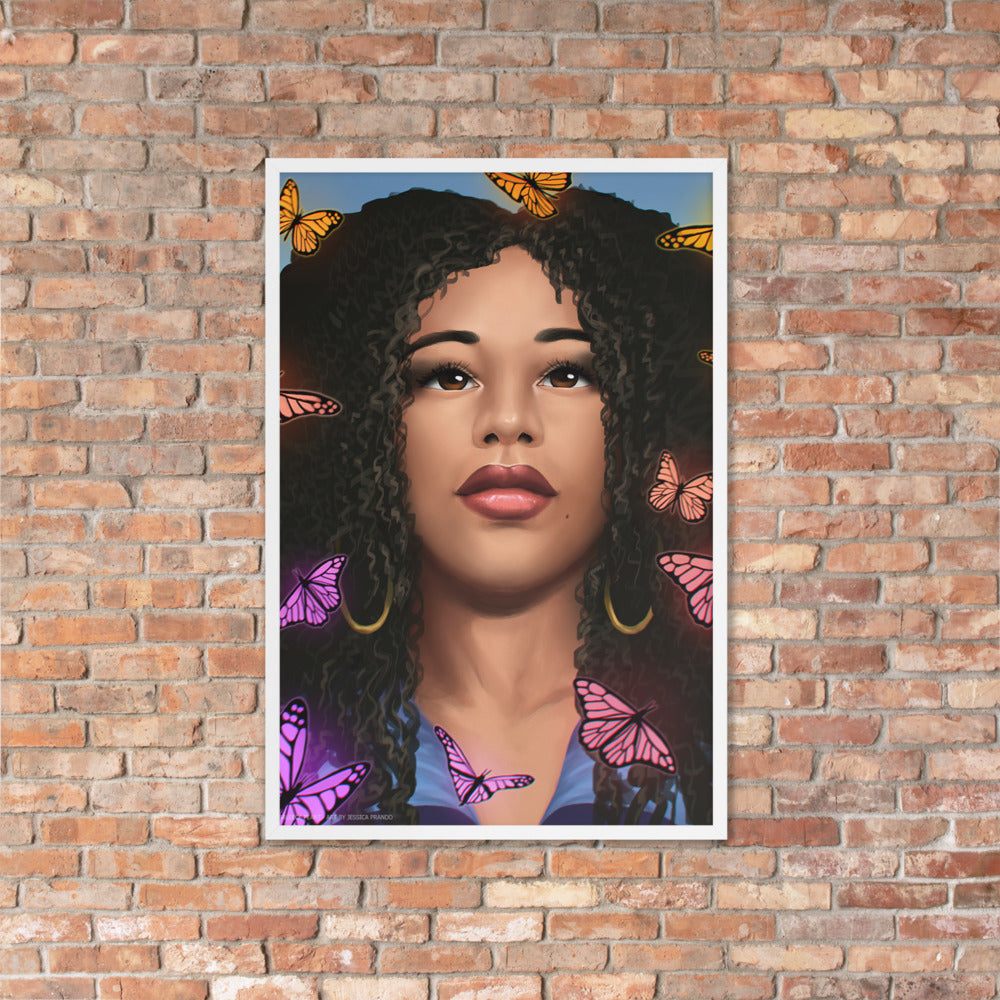 Transformation in Framed Photo Paper Poster