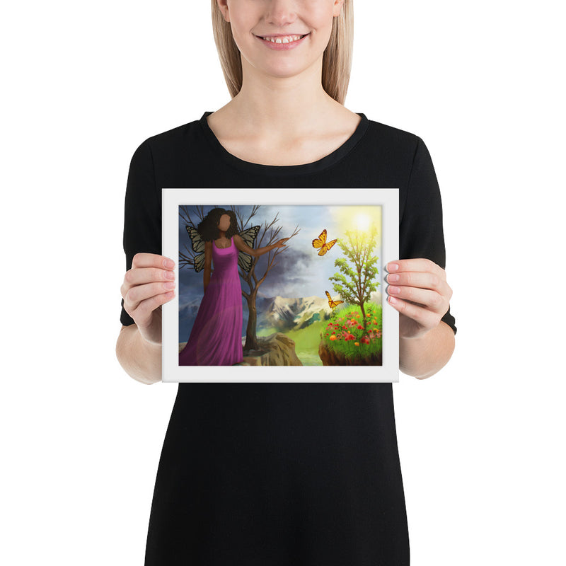 Courage 3 in Framed photo paper poster