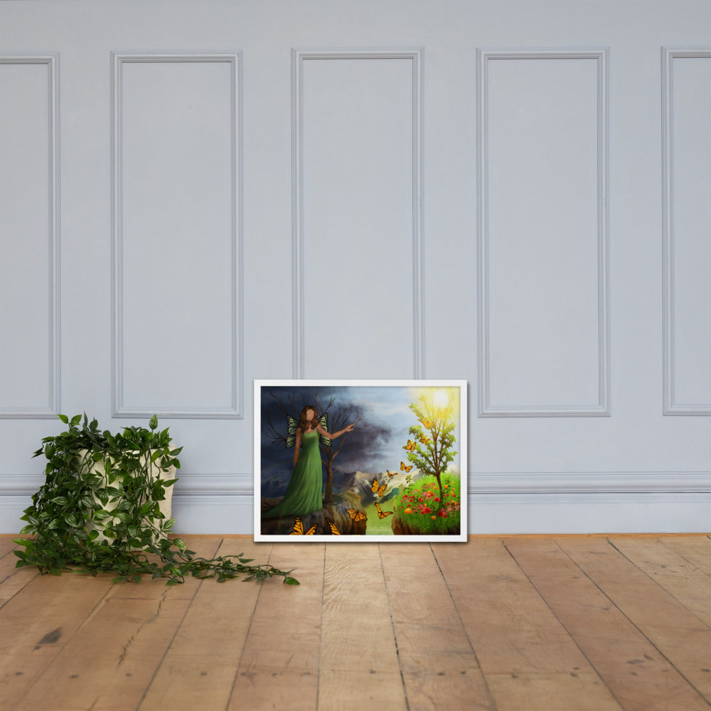 Courage 4 in Framed photo paper poster