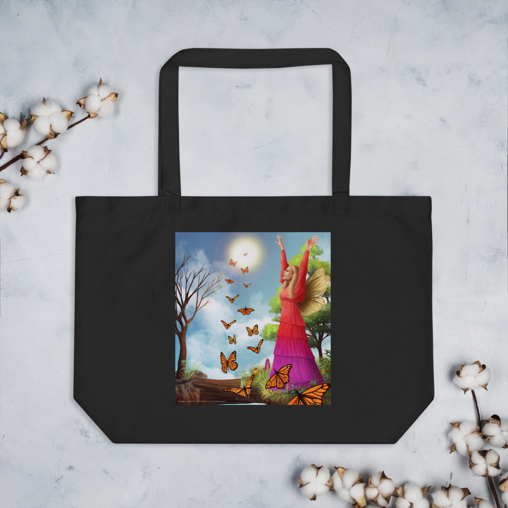 Triumph Large organic tote bag