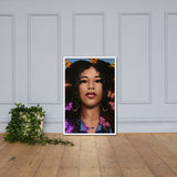 Framed photo paper poster