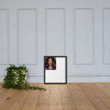 Framed photo paper poster