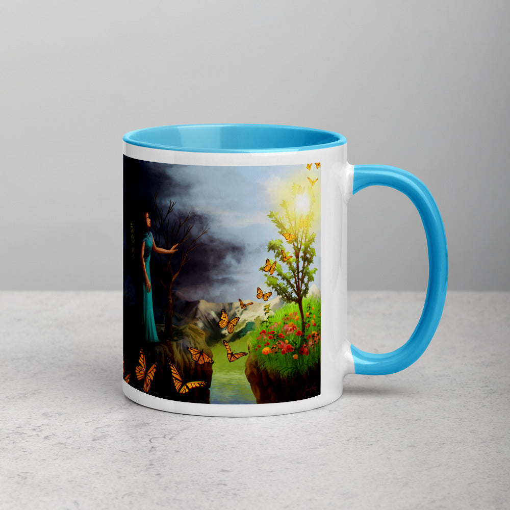 Courage 1 on Coffee Mug with Color Inside