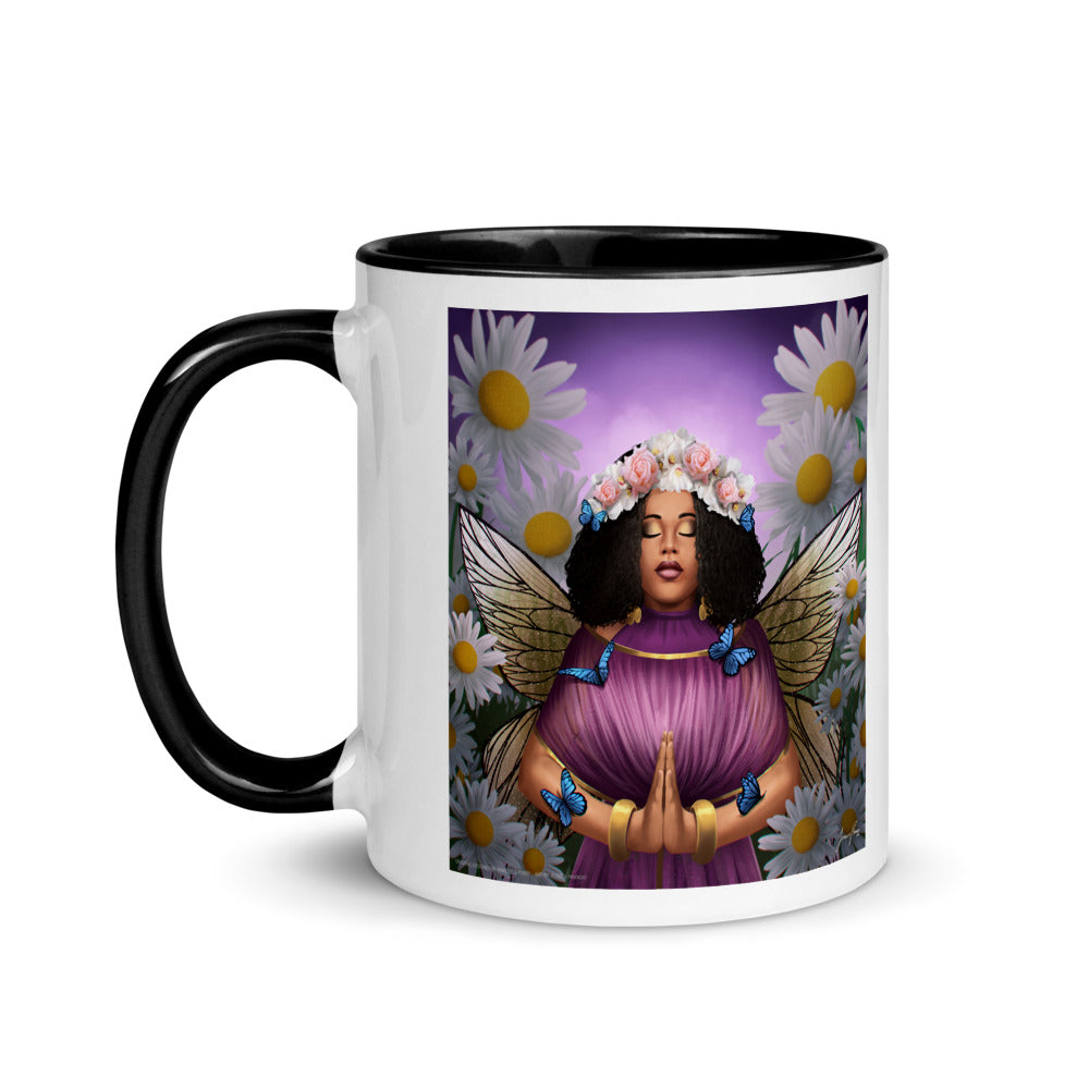 Peace on Mug with Color Inside