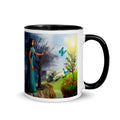 Courage on Coffee Mug with Color Inside