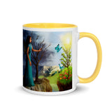 Courage on Coffee Mug with Color Inside