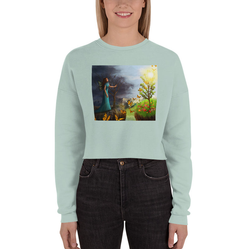 Courage Women's Crop Sweatshirt