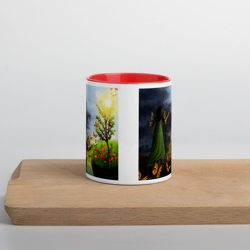 Courage 2 on Coffee Mug with Color Inside